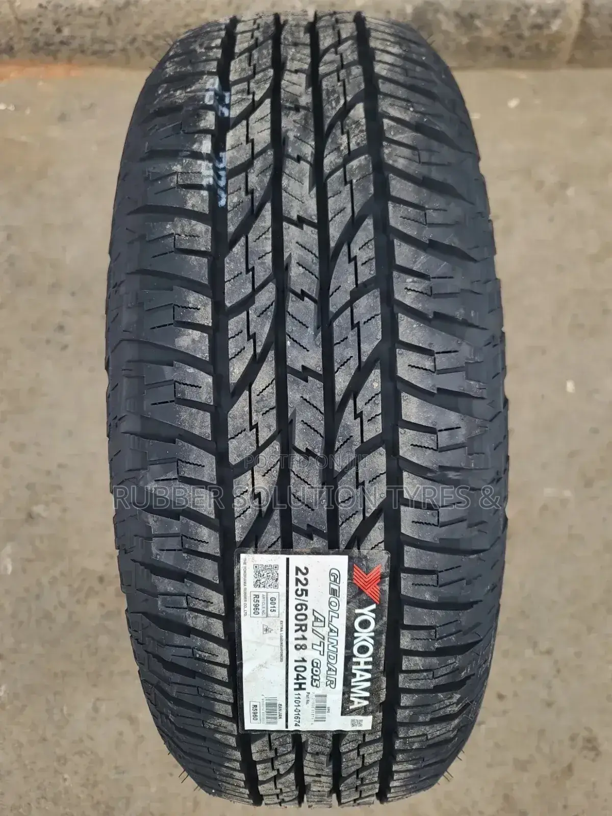 225 /60 R18 Yokohama Tyres 104 H a/T015 Geolandar