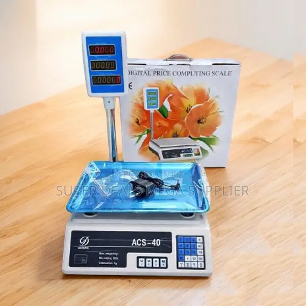 Efficient and Convenient Acs 40 Computerized Digital Weighing Scale