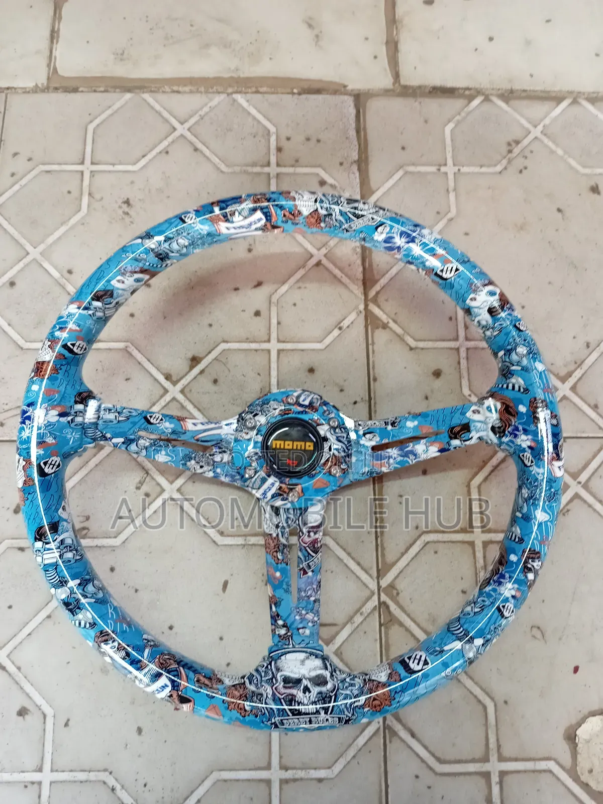 Blue Rebel Deep Dish Steering Wheel – Sporty Durable