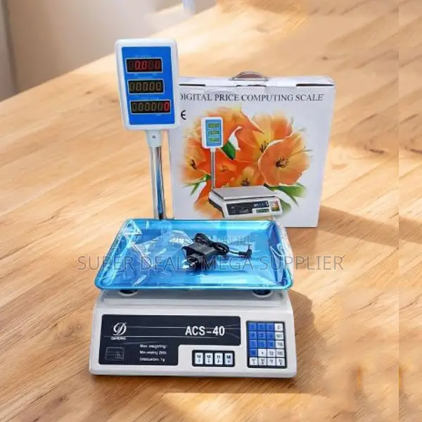 Dual Display Acs 40 Upto 40kgs Computerized Digital Weighing Scale