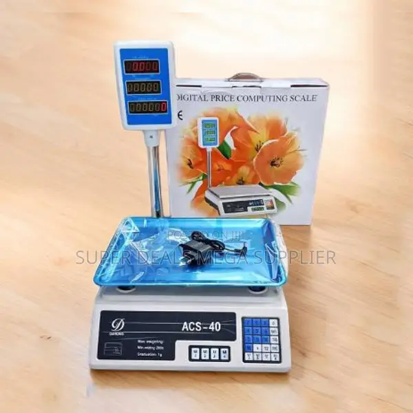 Tare Function Acs 40 Upto 40kgs Computerized Digital Weighing Scale