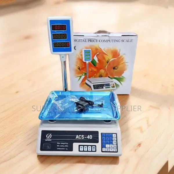 Minimum Weight Measurement Acs 40 Computerized Digital Weighing Scale