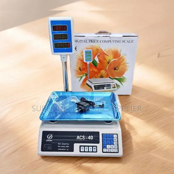 Auto Power Off Acs 40 Upto 40kgs Computerized Digital Weighing Scale