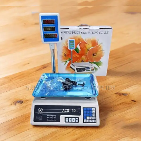 Overload Alert Acs 40 Upto 40kgs Computerized Digital Weighing Scale