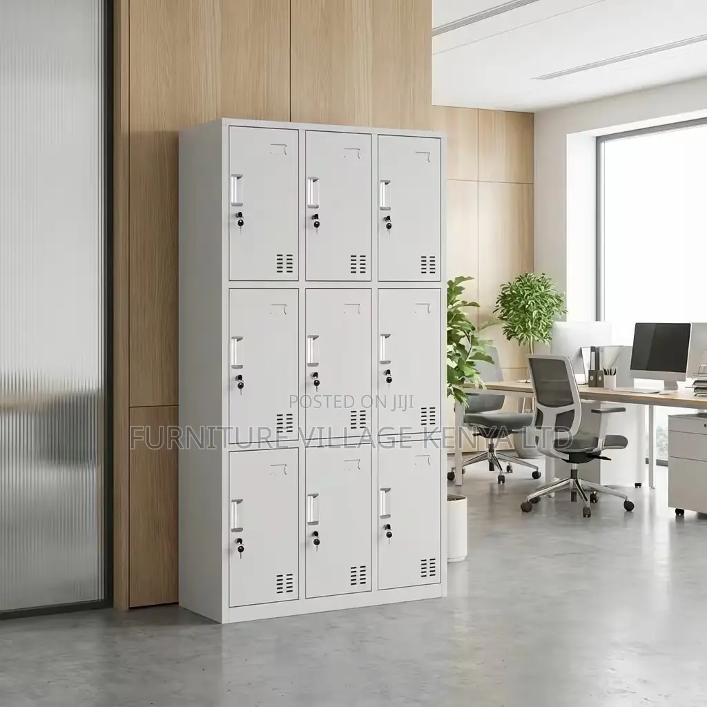 Office Cabinet; 9 Locker Office Filing Cabinet