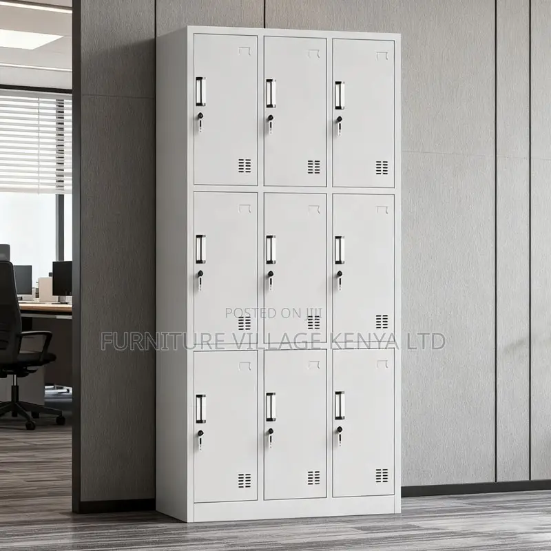 Office Cabinet; 9 Locker Office Filing Cabinet