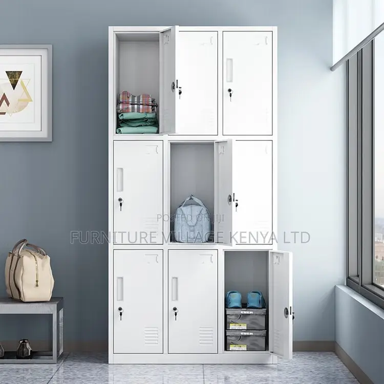 Office Cabinet; 9 Locker Office Filing Cabinet