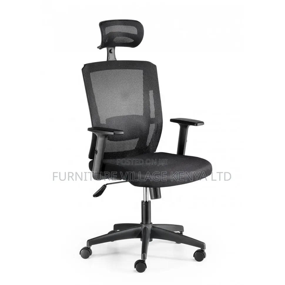 Office Chair; High Back Orthopedic Office Seat