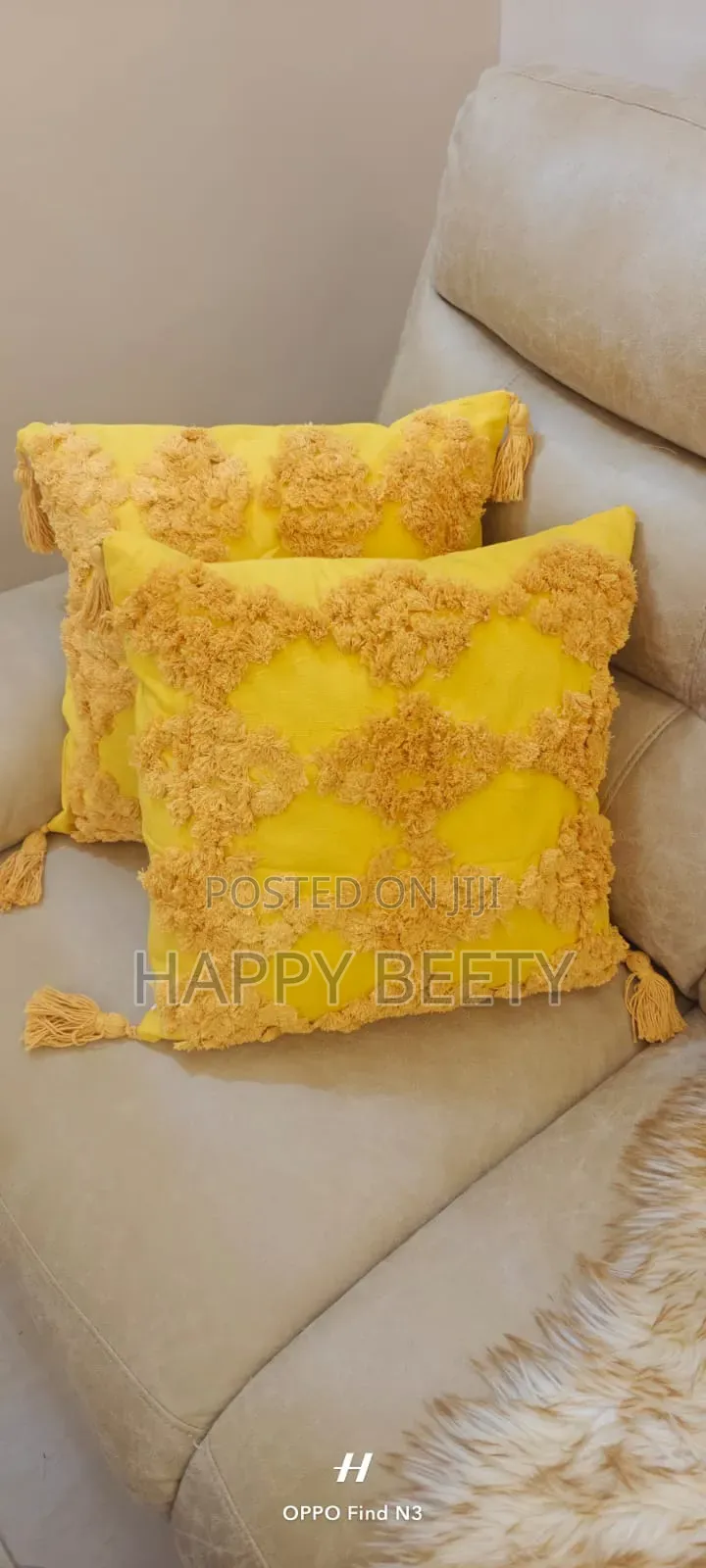 Boho Vintage Tufted Throw Pillow Covers With Tassels