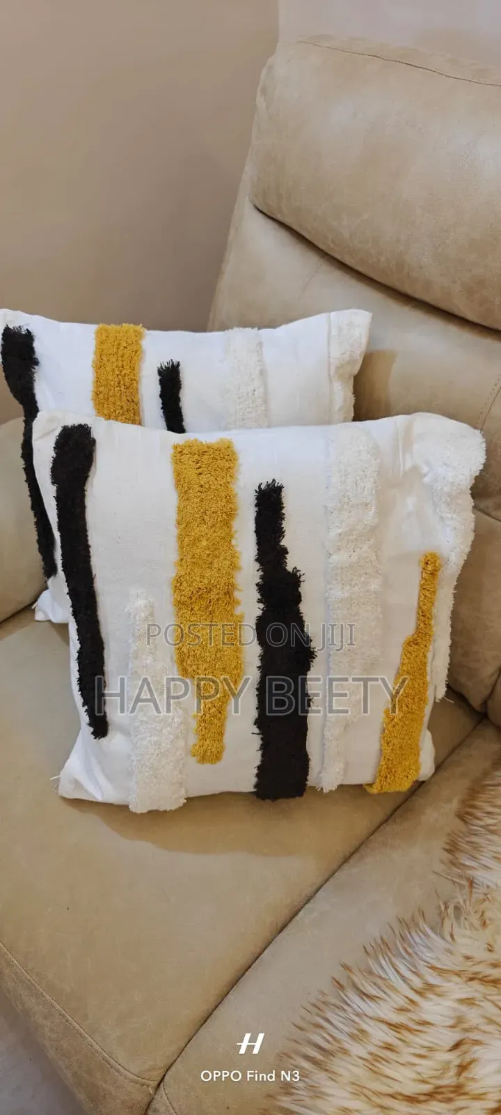 Boho Vintage Tufted Throw Pillow Covers With Tassels