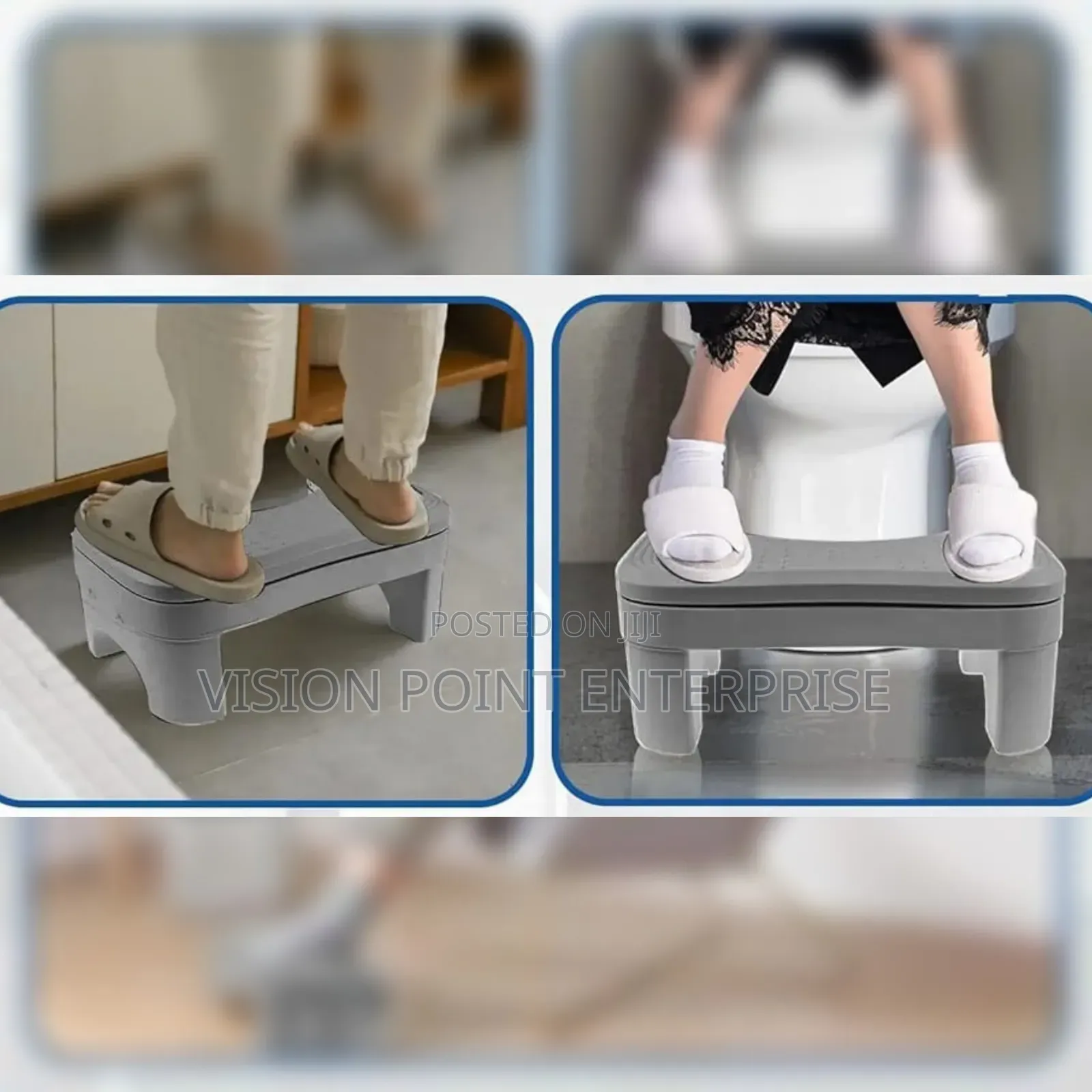 *Ergonomic Foldable / Adjustable Footrest With Storage Space