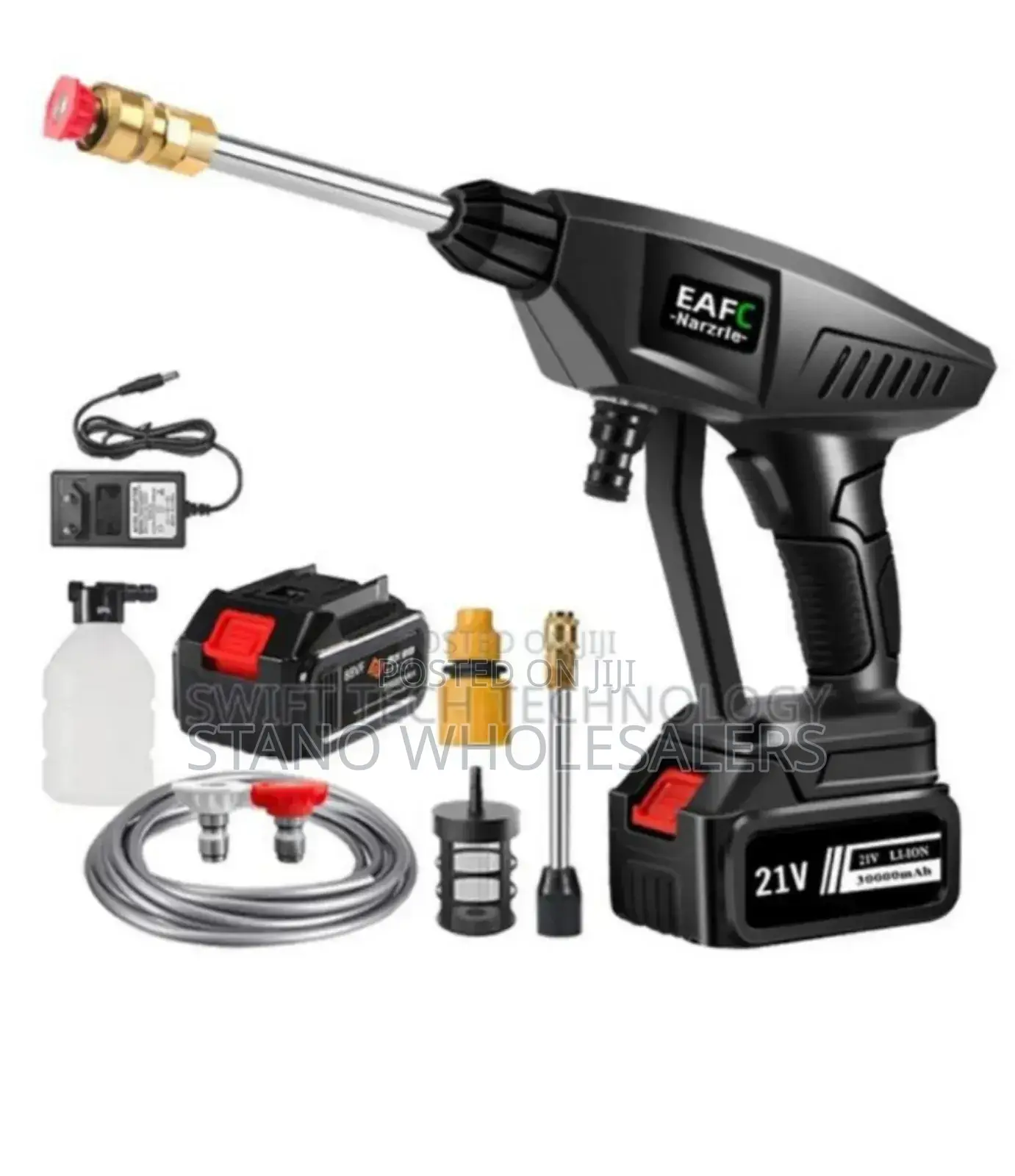 Rechargeable Car Gun Washer. Good Pressure