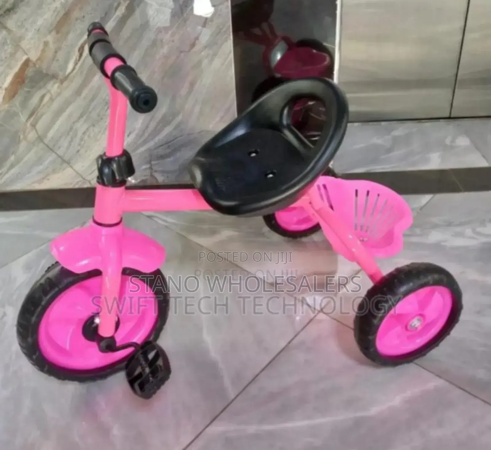 Colour Pink New Kids Tricycle