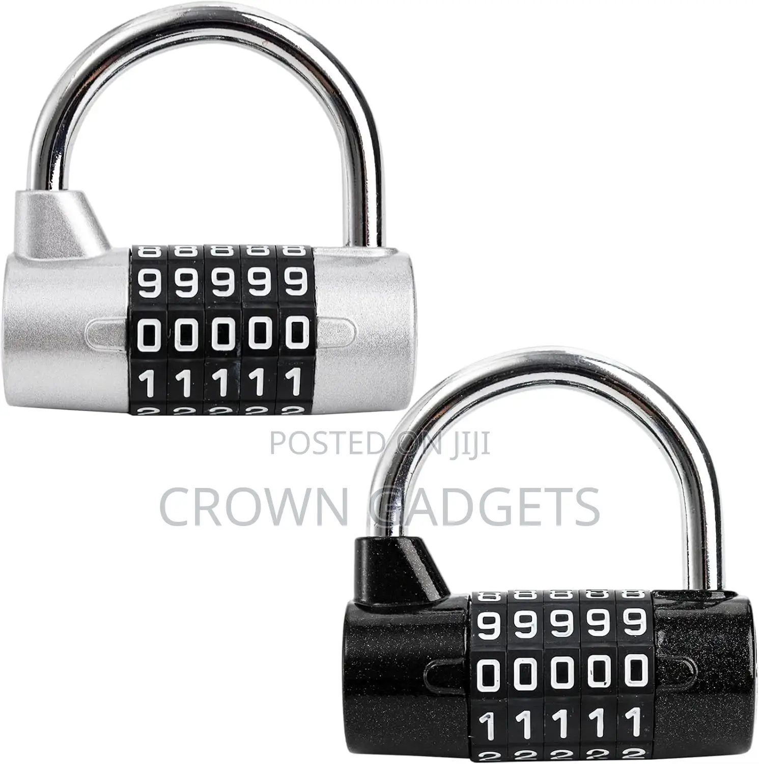 Stellar 50 5-Digit Combination Lock Hardened Steel Shackle