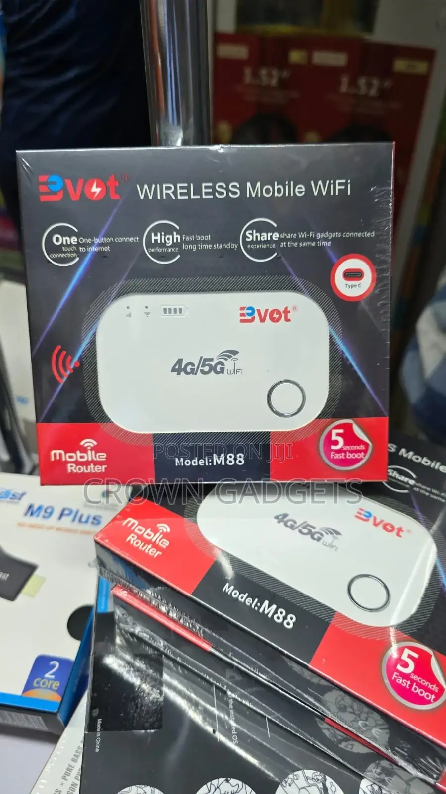 Bvot M88 4g/5g Mifi Hotspot Connect Up To 10 Devices