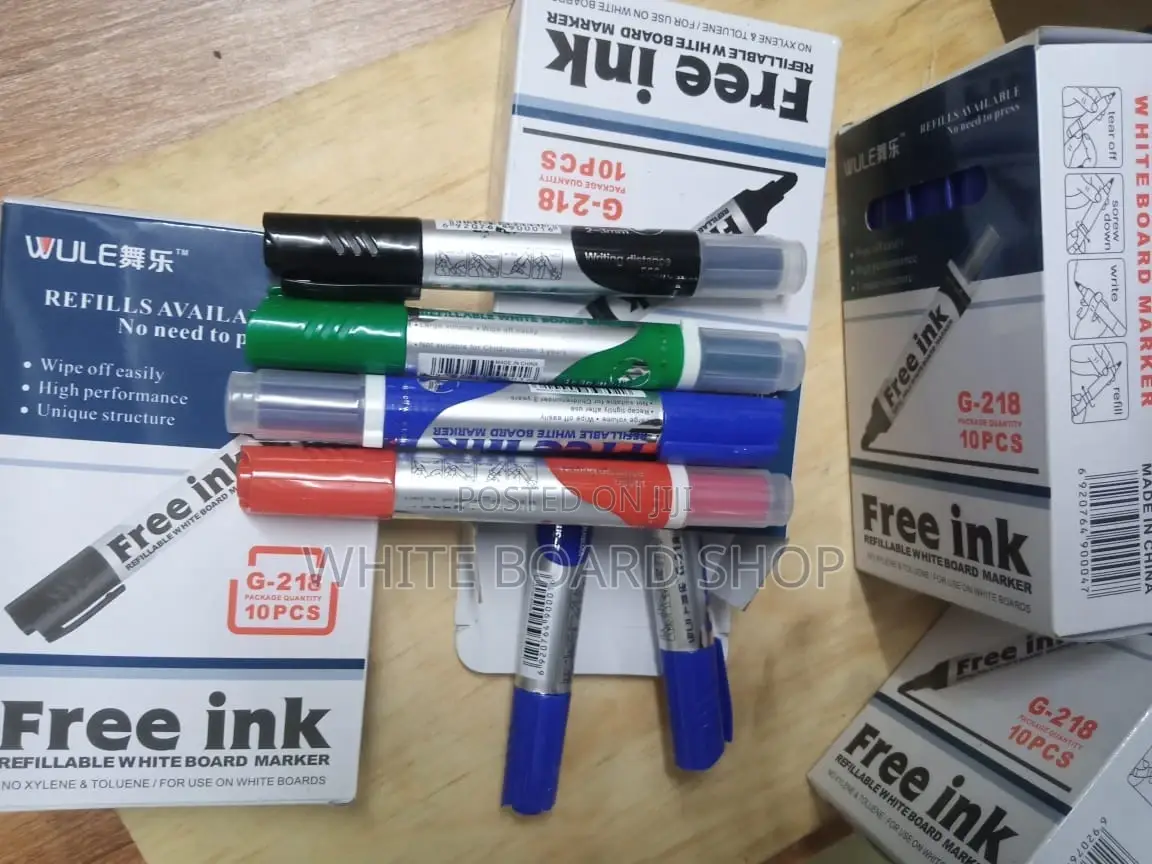 Whiteboard Markers Different Colors-Free Ink