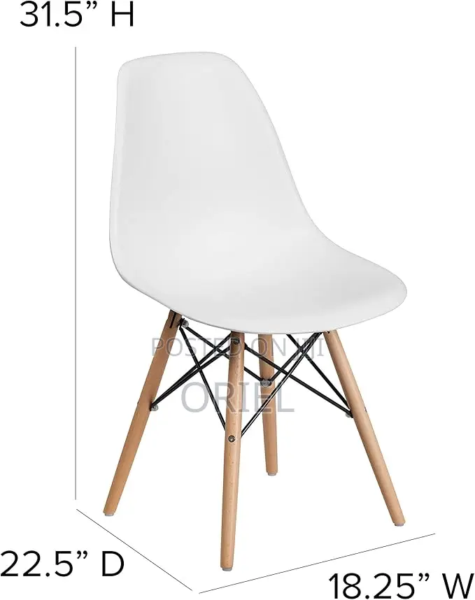 Modern Dining Chair : Eames Unpadded Dining Chair