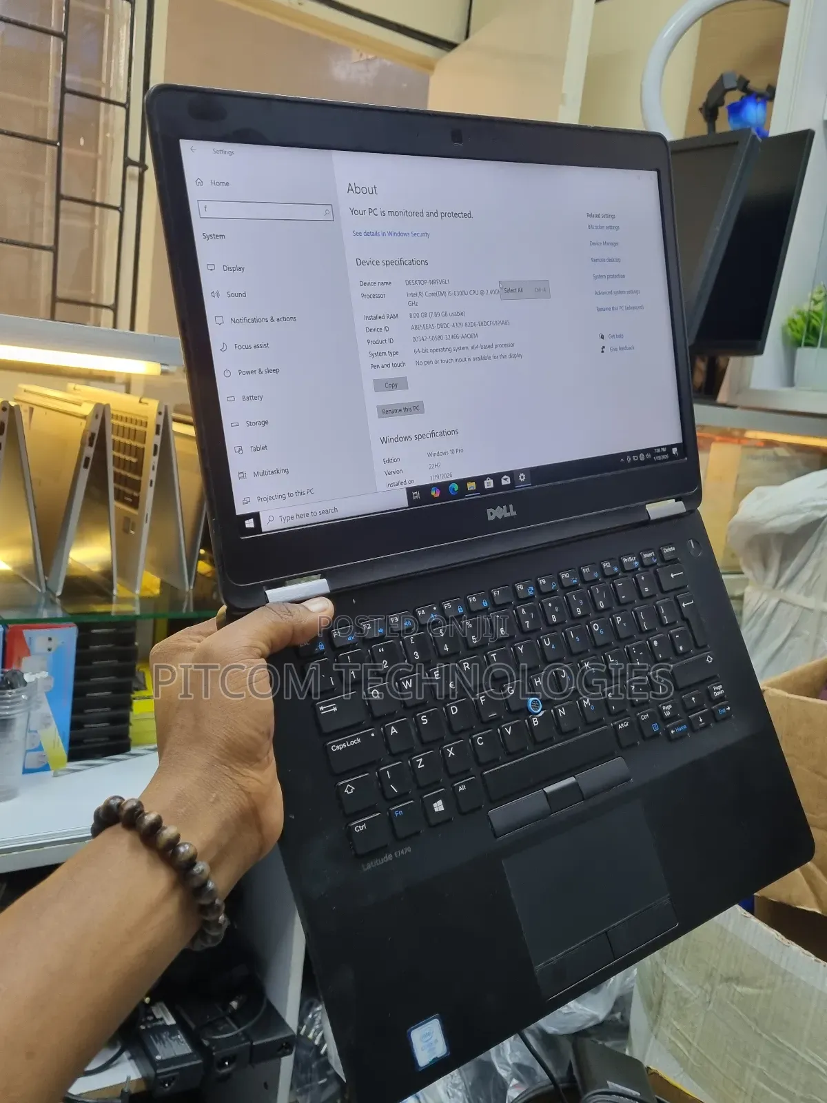 Laptop Dell Latitude E7470 8GB Intel Core I5 SSD 256GB