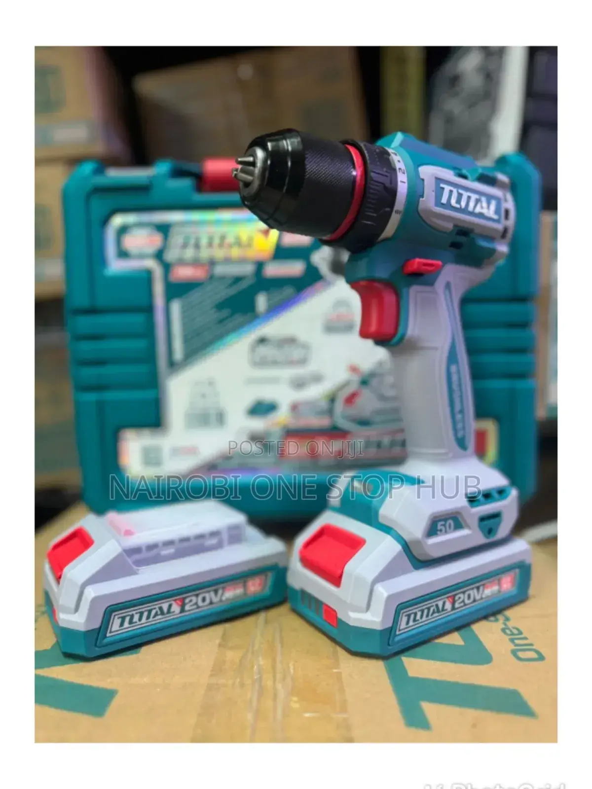 Total 20v Cordless Drill Set