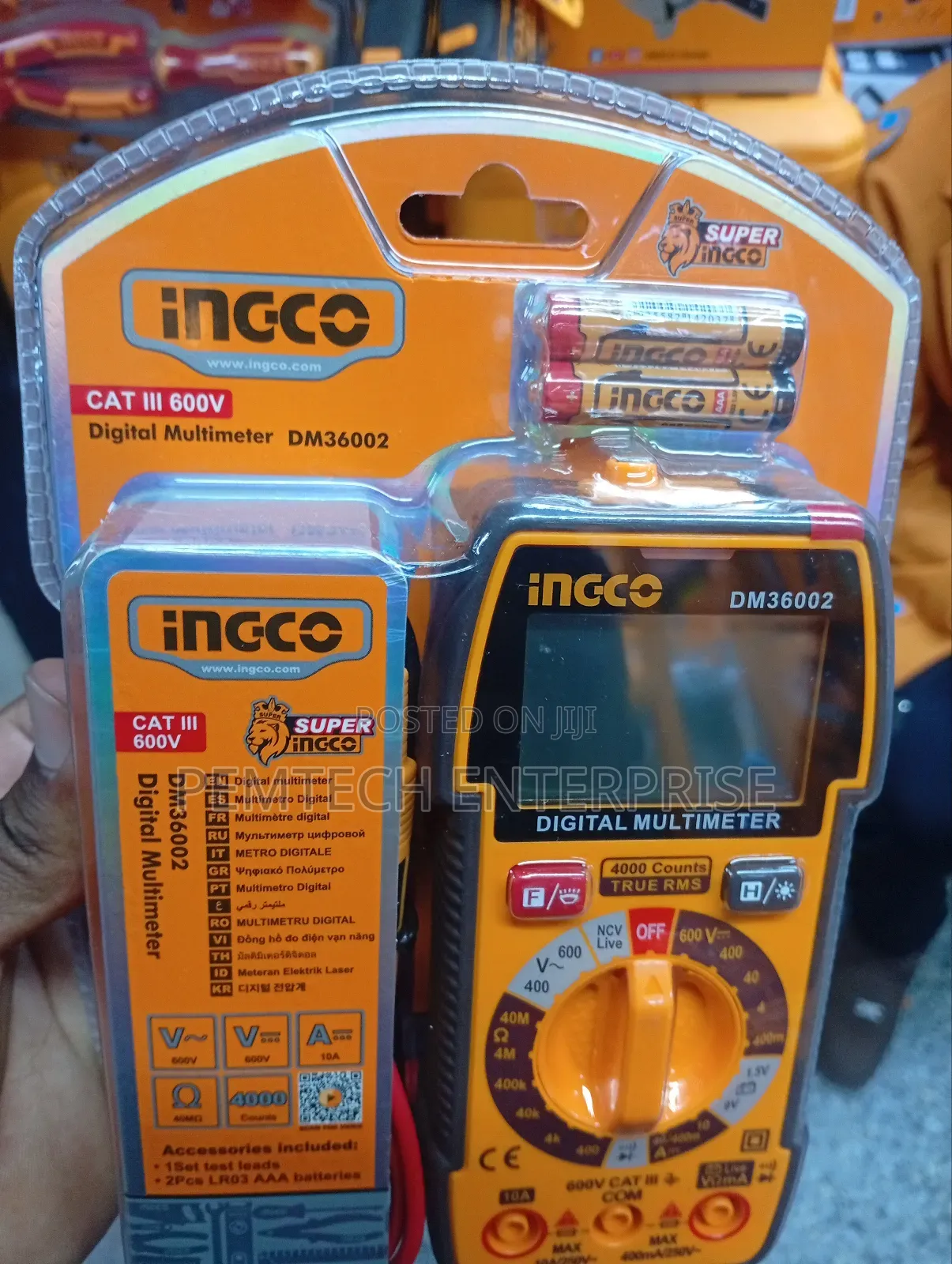 Ingco Digital Multimeter (Model Dm36002).