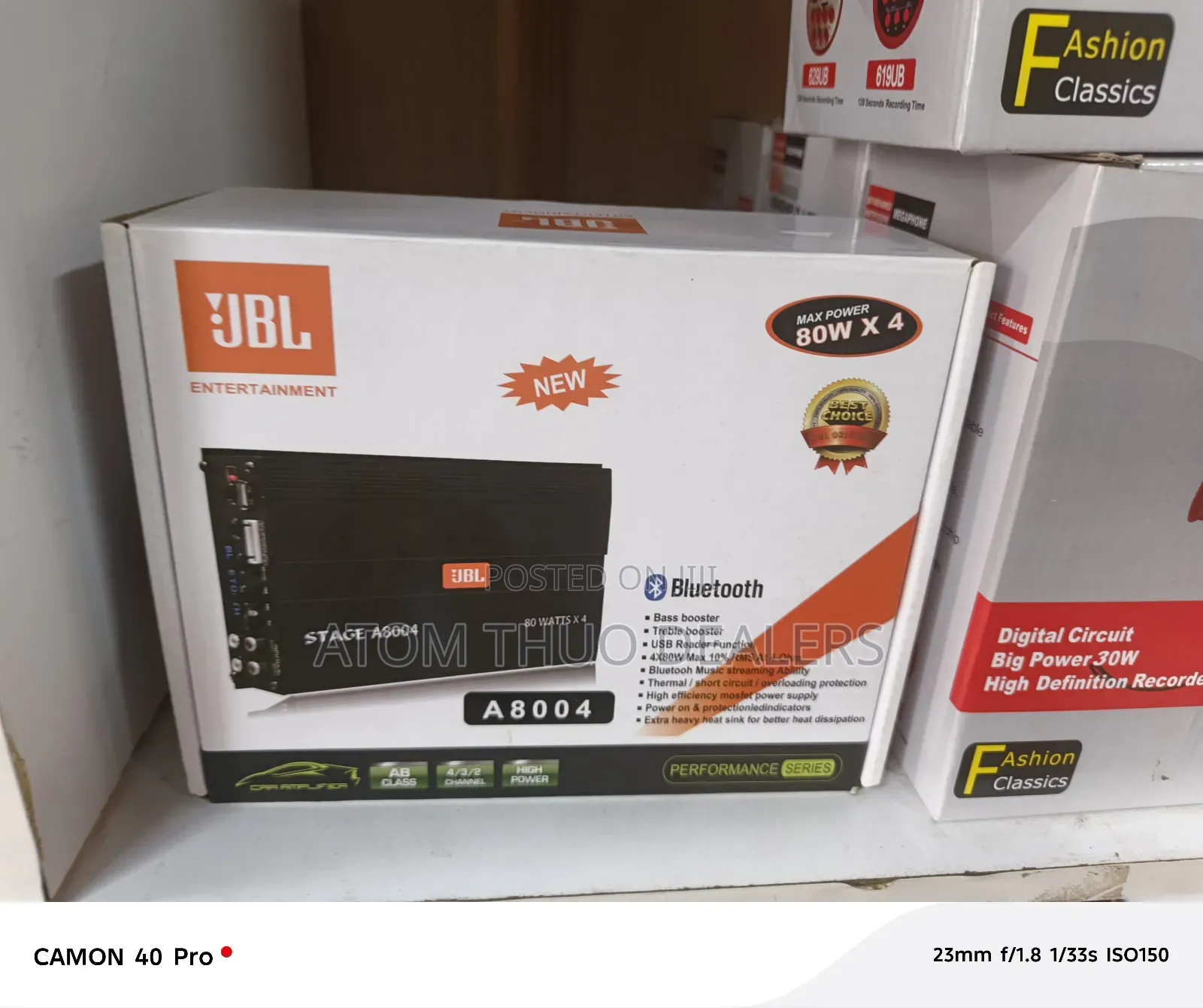 JBL Stage Amplifier A8004 4 Channel