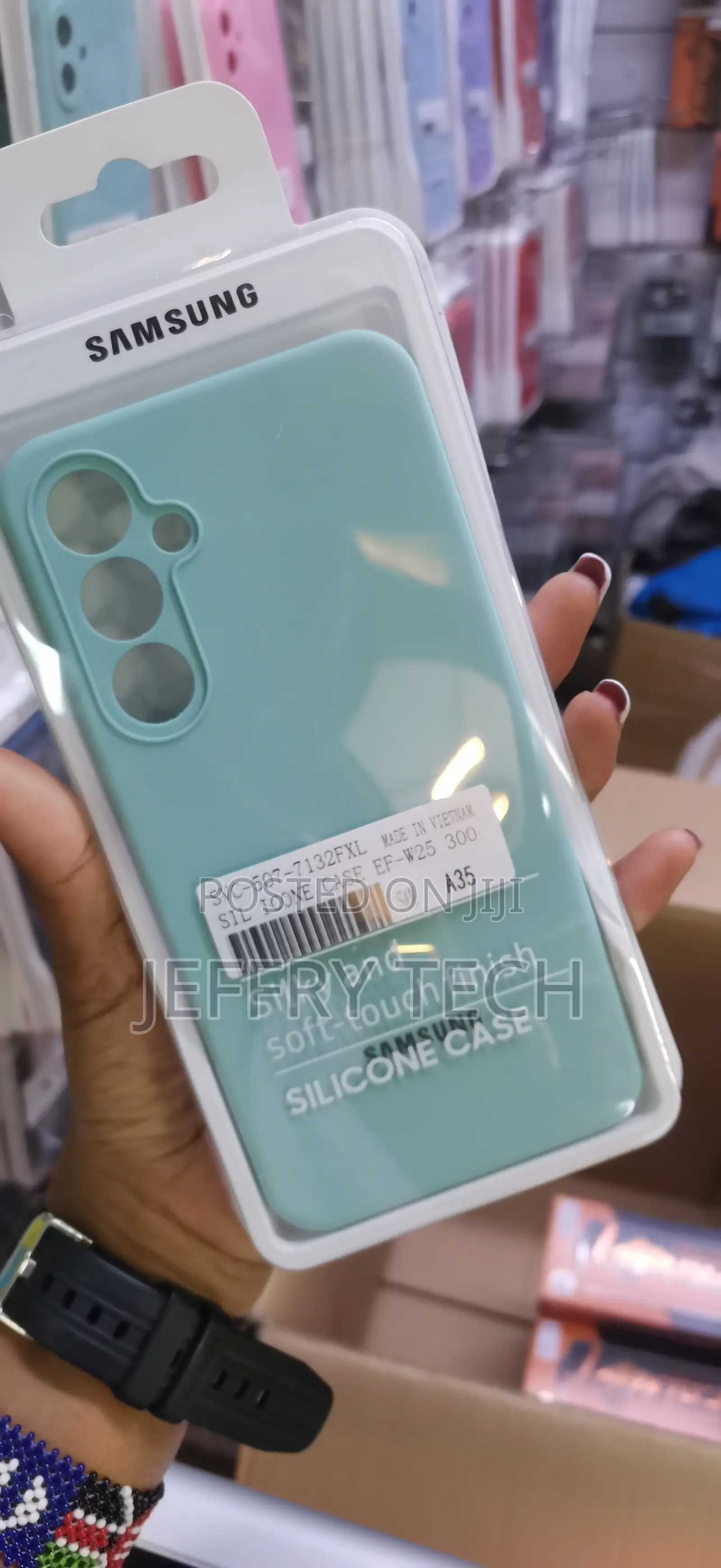 Cumfu Samsung Galaxy A35 5g Silicone Phone With Cloth Lining Inside