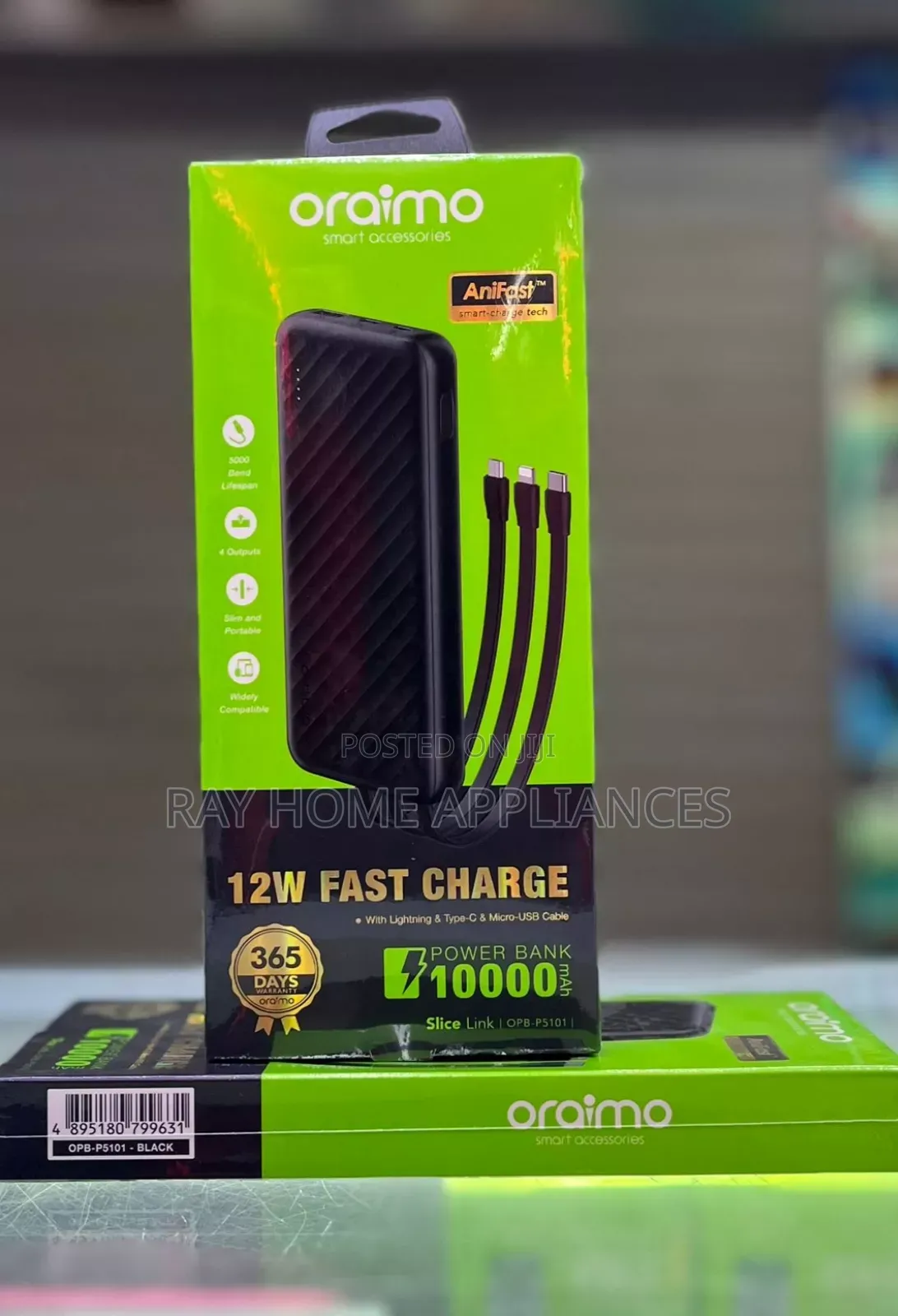 Oraimo Powerbank 
10000mah