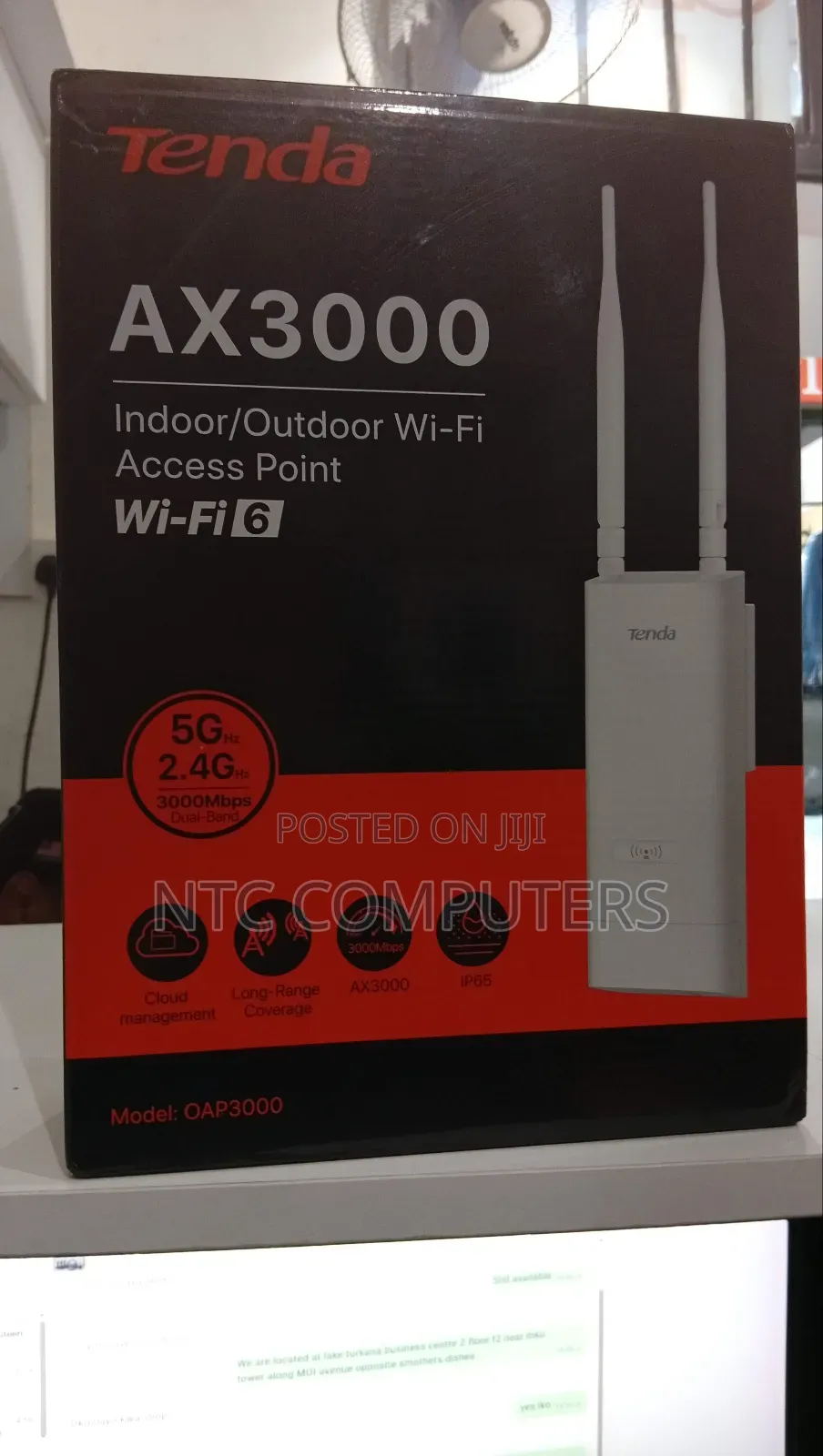 Tenda Oap Ax3000 Indoor/Outdoor Wifi Access Points Wifi 6