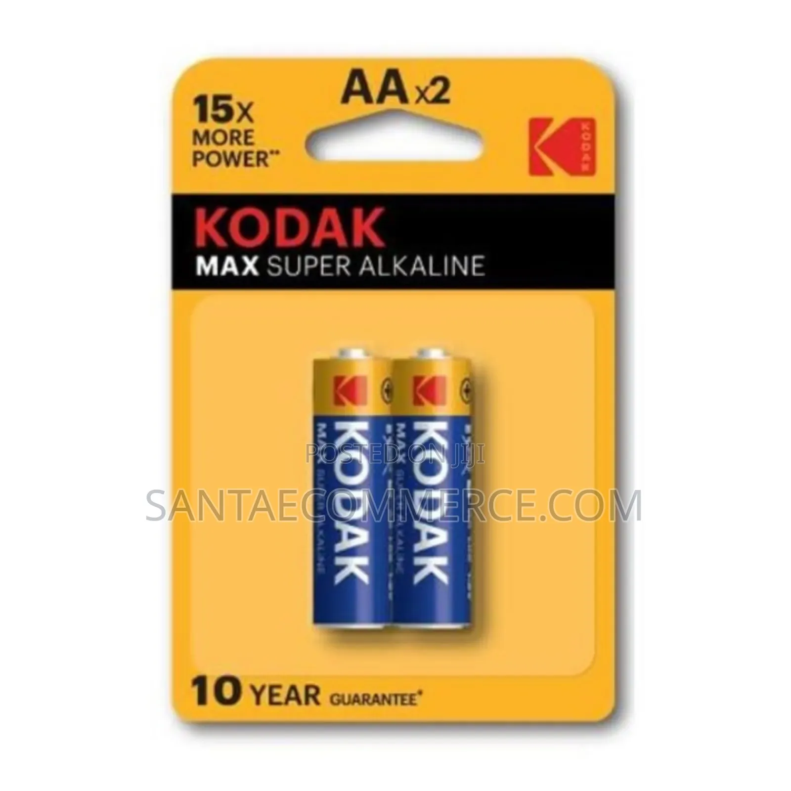 Kodak Max 1.5v Alkaline Battery Aa X 2pcs