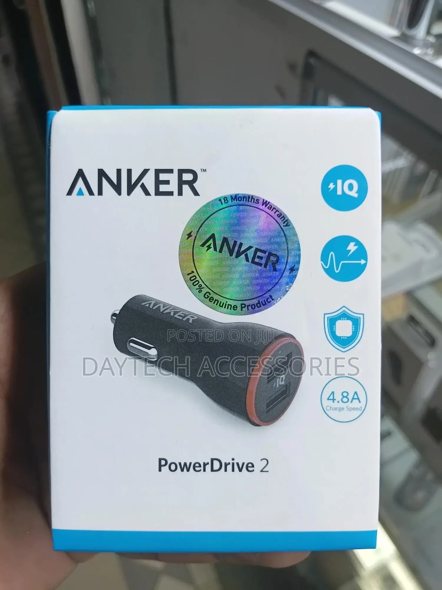Anker Powerdrive 2 (24w) 2-Port Car Charger.
