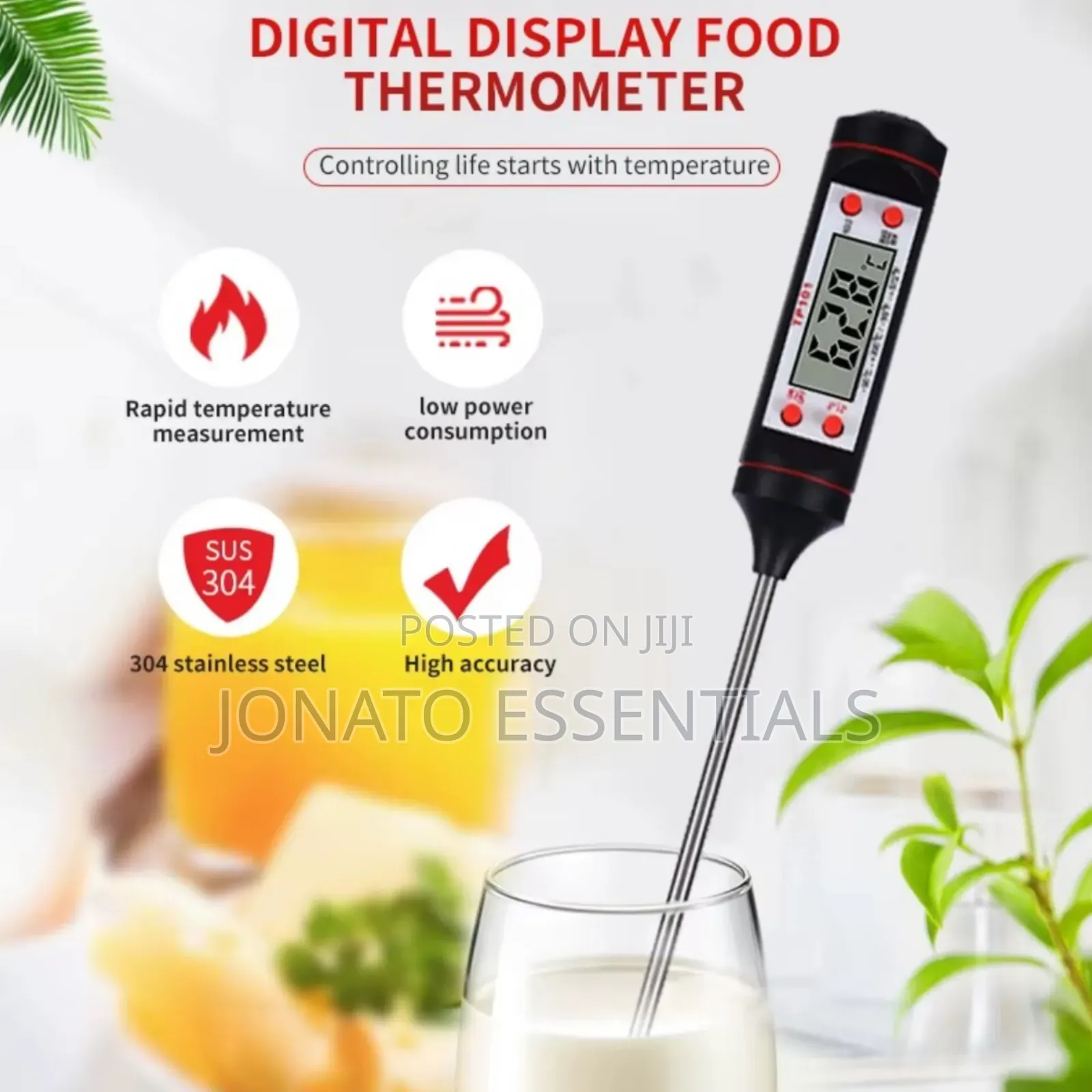 Digital Food Thermometer Tp101 Instant Read Probe Meat BBQ Kenya