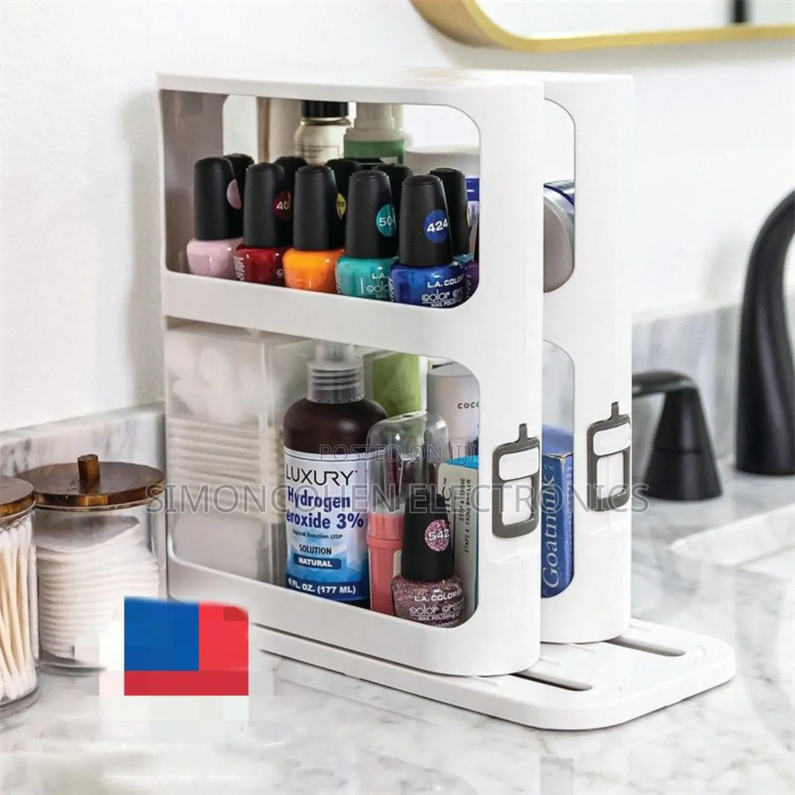 Pull Out Rotating Spice Rack