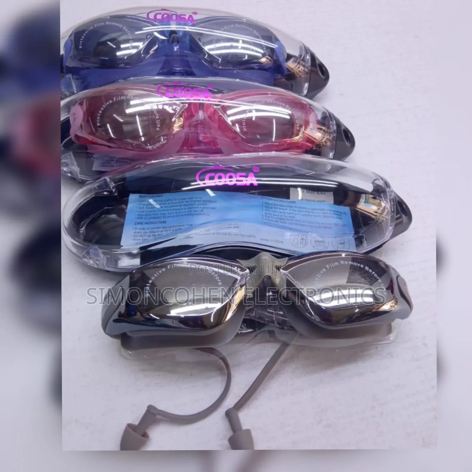 Anti-fog Swimming Goggles For Adults And Young Children