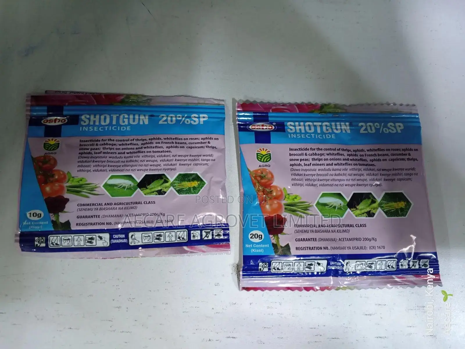 Shotgun 20%Sp Insecticide 10g, 20g Bedbugs, Kunguni, Mende , Cockroach