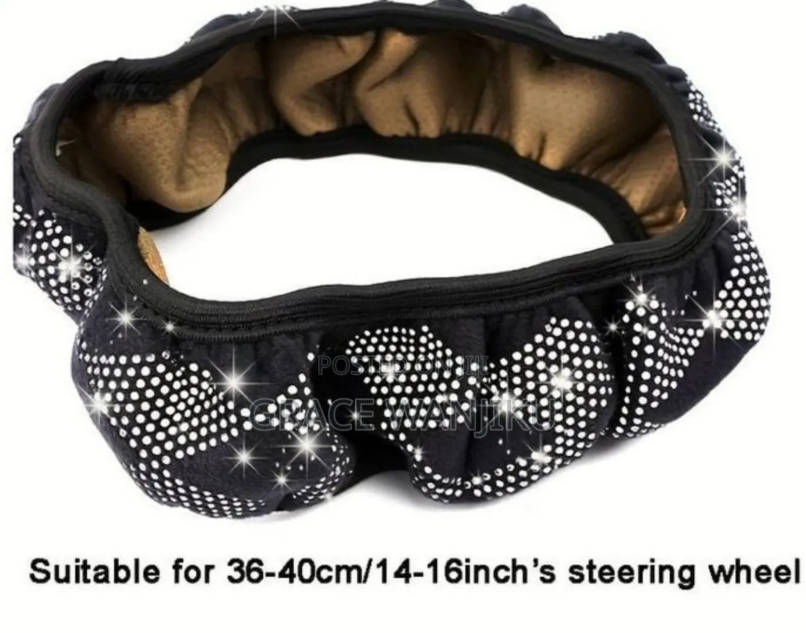 *Fancy Super Stretching Sparkling Steering Wheel Cover
