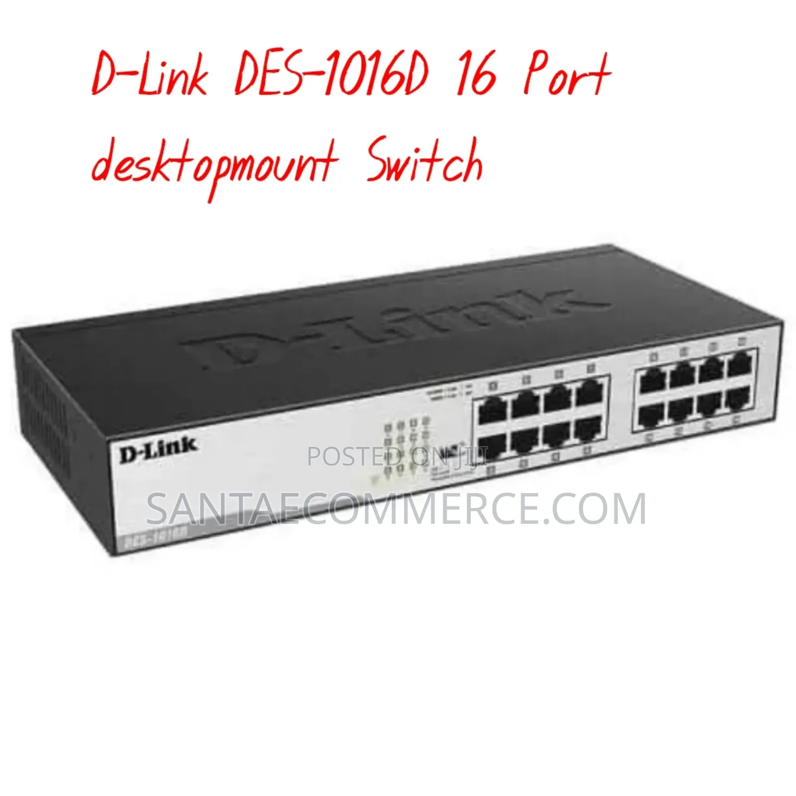 D-Link Des-1016d 16 Port Desktopmount Switch