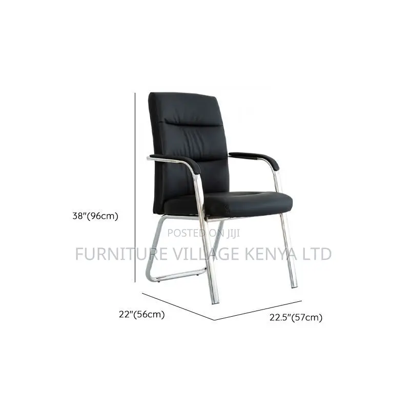 Office Chair; Leather Conference Visitor's Chair