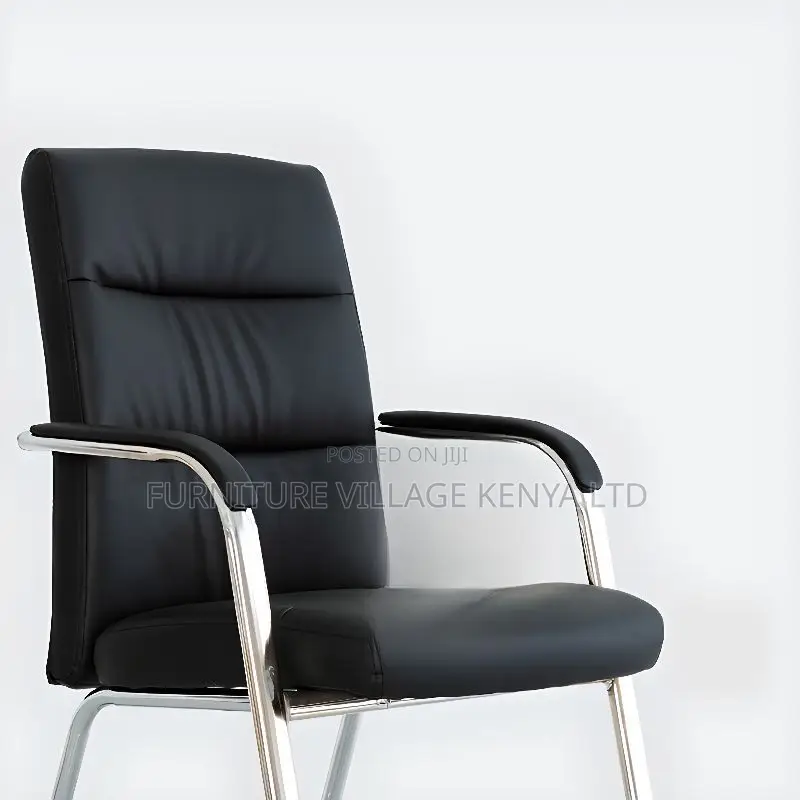 Office Chair; Leather Conference Visitor's Chair