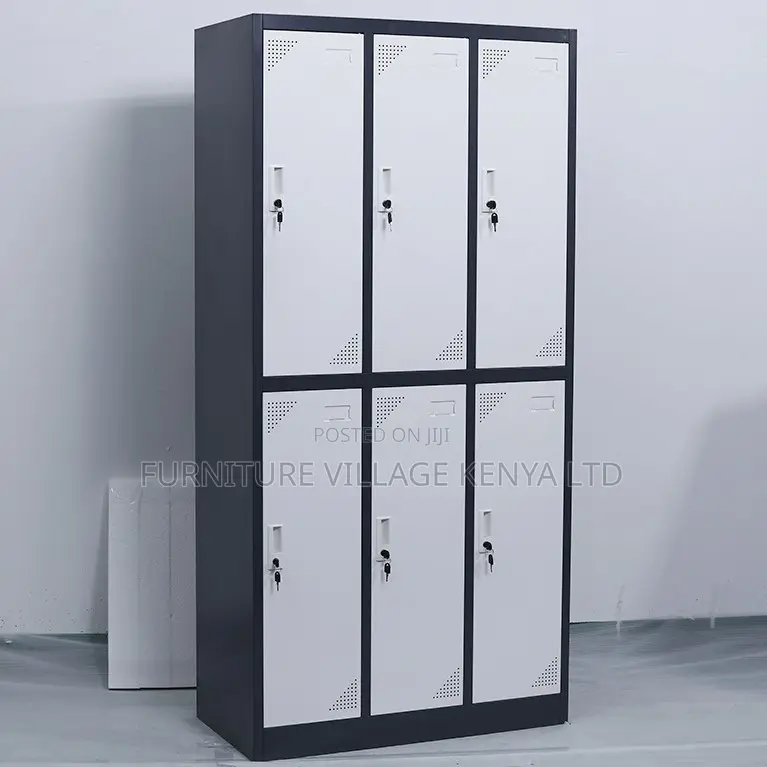 Office Cabinet; 6 Doors Metal Locker Storage Cabinet