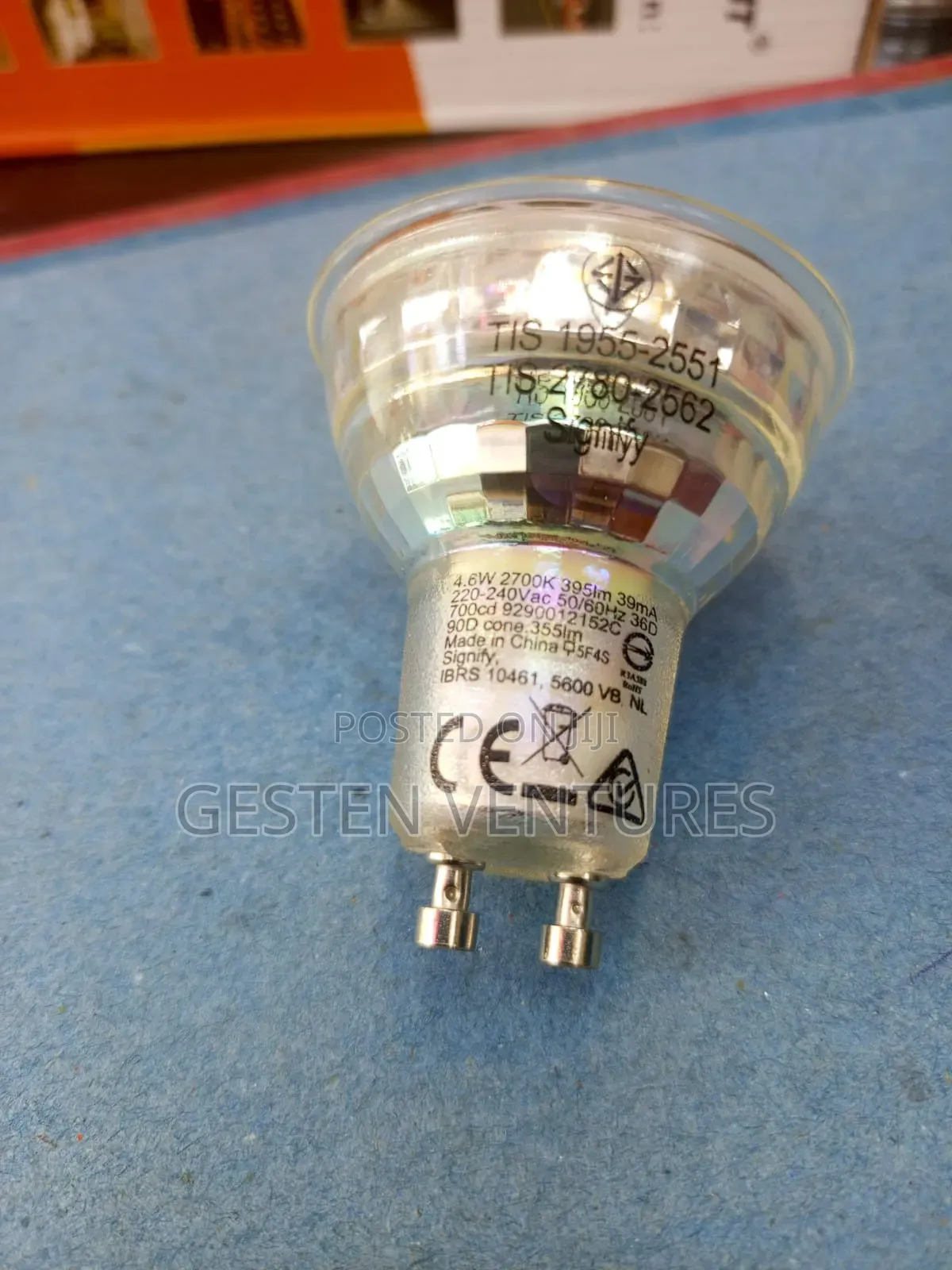 Philips Essential Led Gu10 Spotlight Bulb.