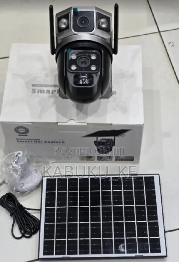 V380 Wifi Solar Powred Cctv Outdoor Camera With Ptz