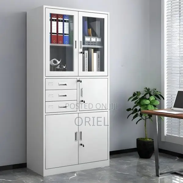 Modern Office Cabinet : 2 Door Office Steel Cabinet With in-Bult Safe
