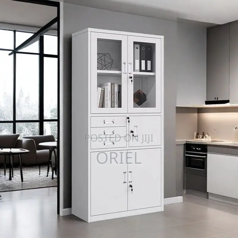 Modern Office Cabinet : 2 Door Office Steel Cabinet With in-Bult Safe