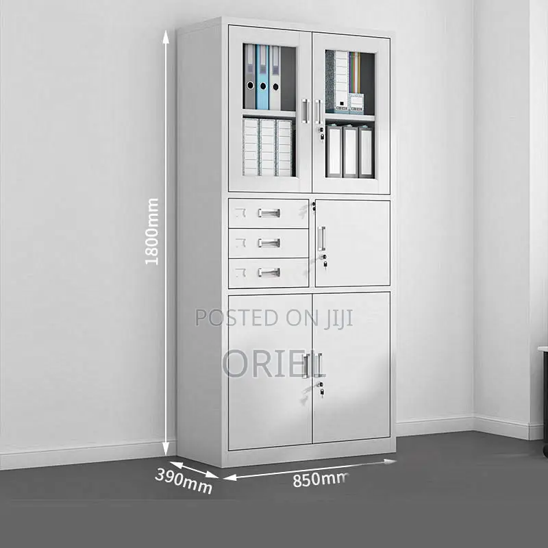 Modern Office Cabinet : 2 Door Office Steel Cabinet With in-Bult Safe