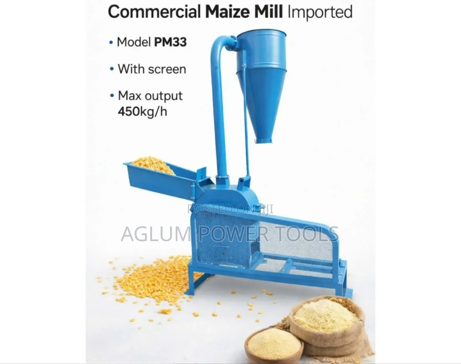 Commercial Maize Mill 450kg/Hr