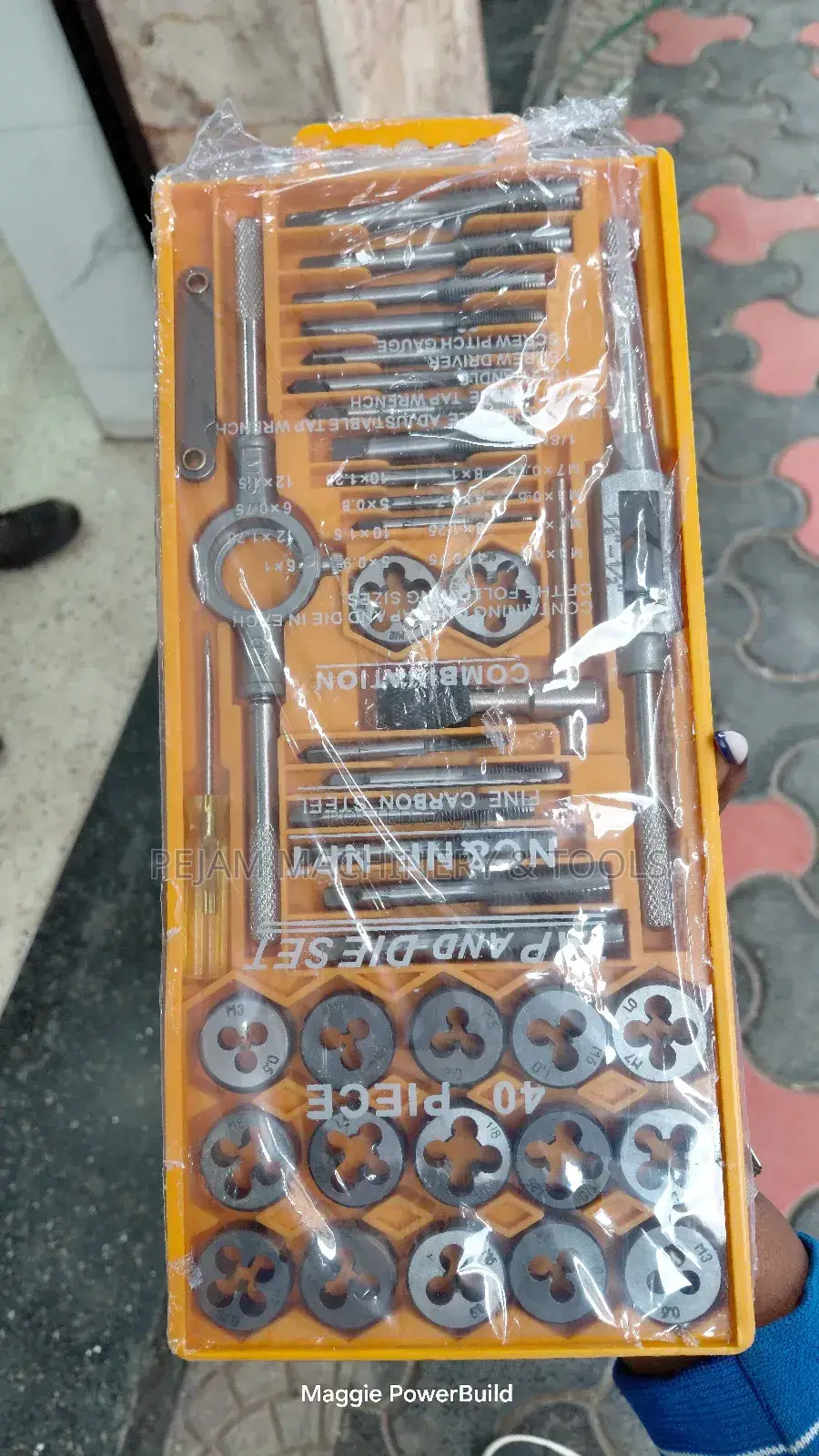 40-Piece Metric M3 Tap and Die Combination Set