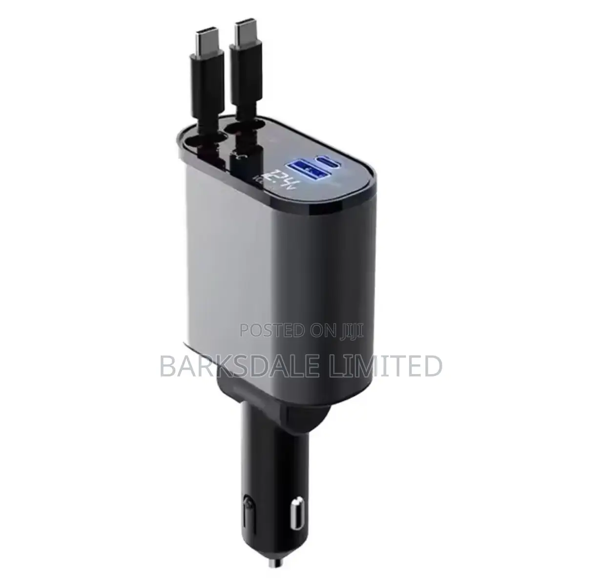 4 in 1 Fast Retractable Car Charger Phone Charging Pd Usb Type C Cable