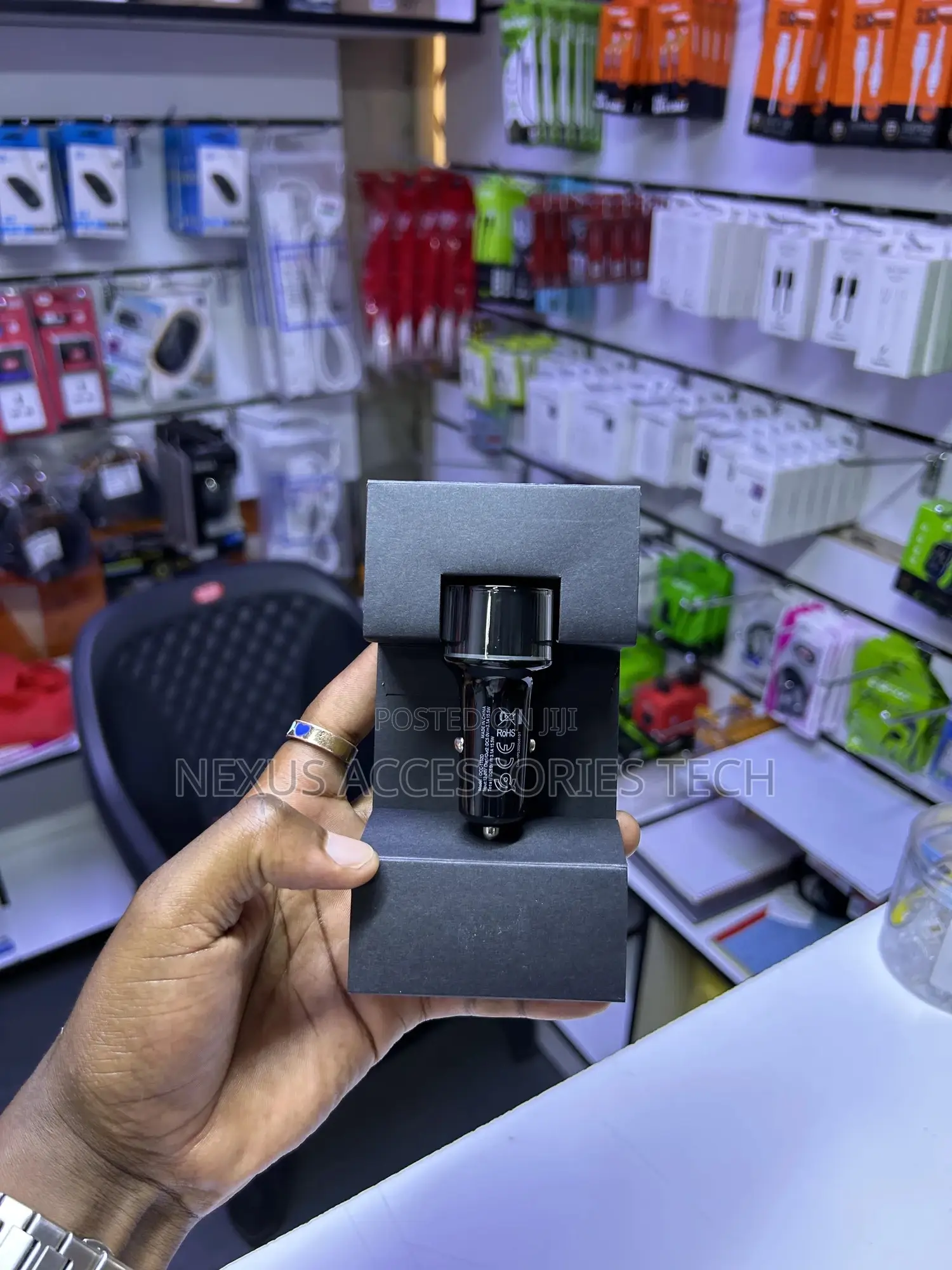 Original Oraimo 15.5w Ultra Fast Car Charger (Occ-1152d)