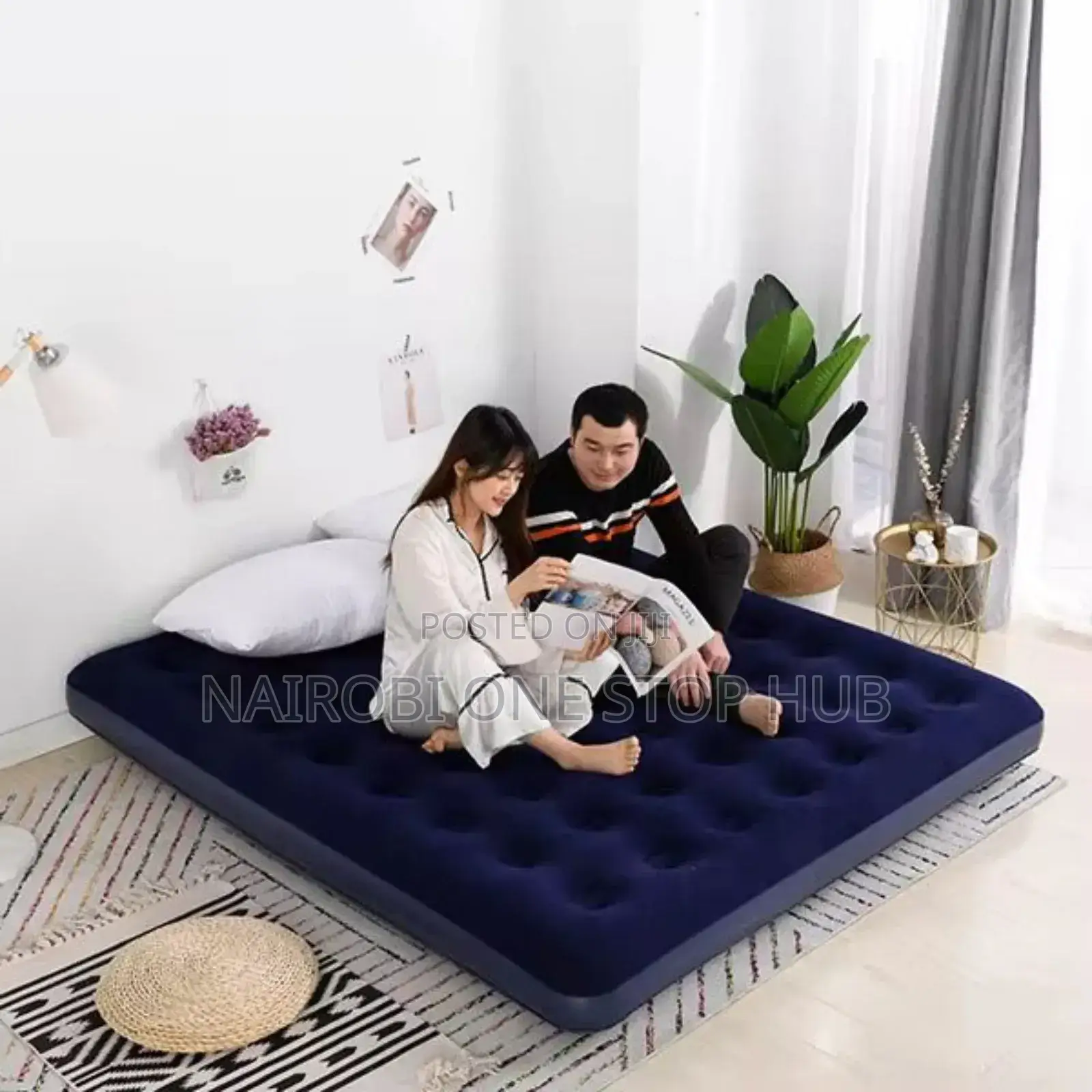 Intex Inflatable Mattress 4×6 With Free Inflatable Electric Pump