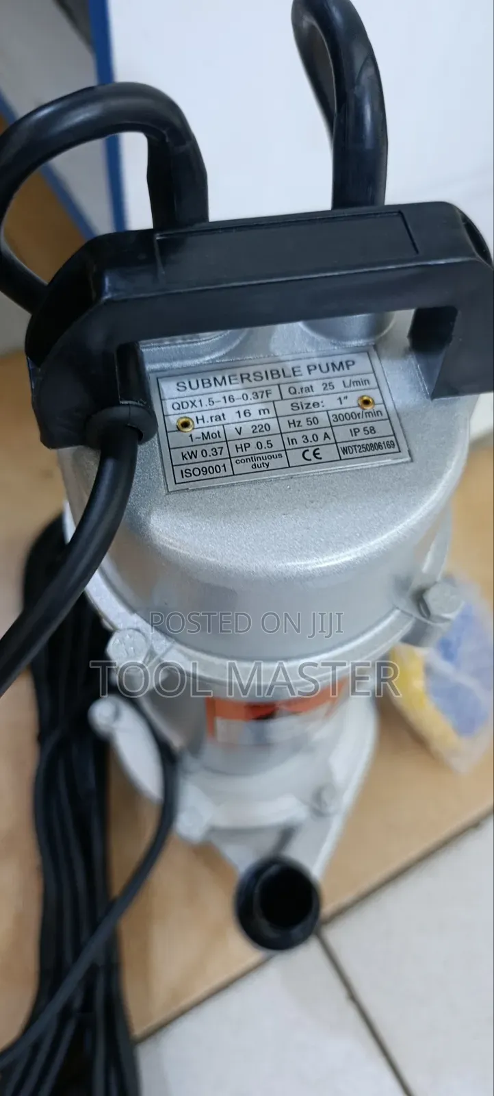 P.5hp Electric Water Pump Submersible/0.5hp Electric Solar Water Pump